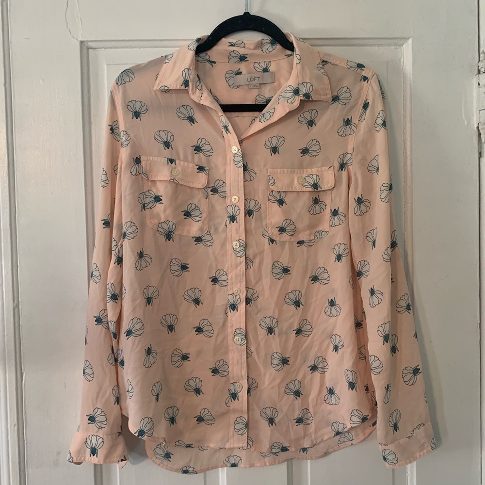 Loft flower blouse